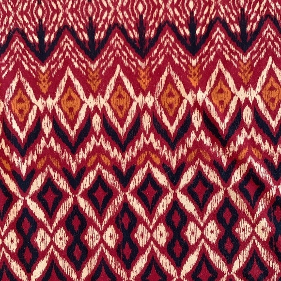 Lularoe Julia Sheath Black Red Batik Dress Size 2XL - Picture 3 of 5